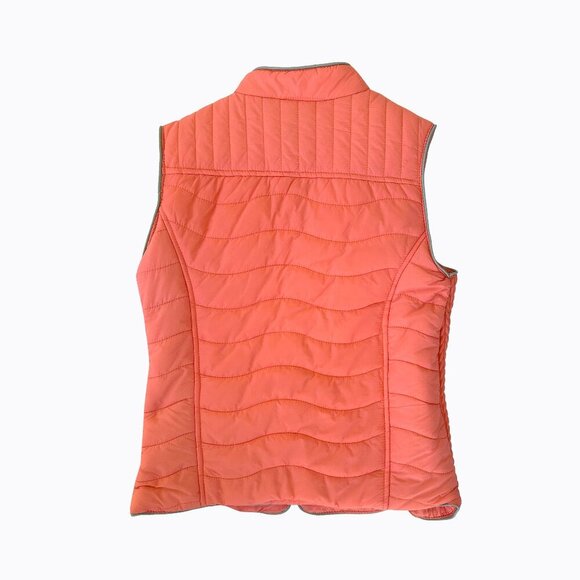 Han Ton Quilted Puffer Vest Sz M Guava Activewear Casual Sporty Gorpcore Outdoor - Picture 2 of 7